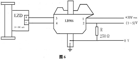 高溫轉(zhuǎn)子流量計本安防爆型接線圖